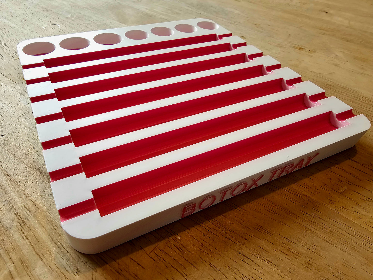 3D Printed Botox Syringe & Vial Storage Tray – Organiser for Clinics, Aesthetic Practitioners & Beauty Salons