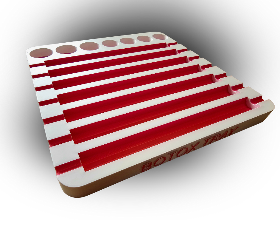 3D Printed Botox Syringe & Vial Storage Tray – Organiser for Clinics, Aesthetic Practitioners & Beauty Salons