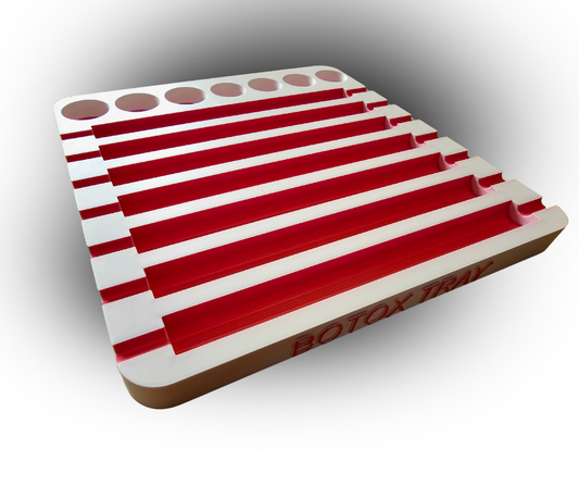 3D Printed Botox Syringe & Vial Storage Tray – Organiser for Clinics, Aesthetic Practitioners & Beauty Salons