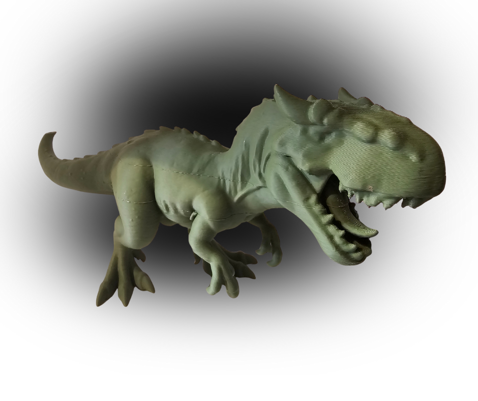 3D Printed T-Rex Dinosaur Model – Realistic Prehistoric Display Figure