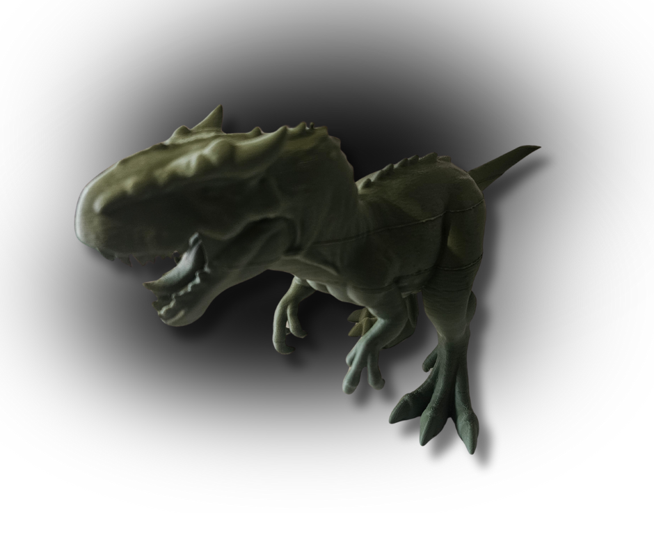 3D Printed T-Rex Dinosaur Model – Realistic Prehistoric Display Figure